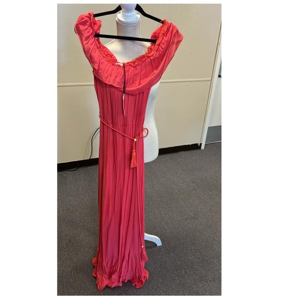Salmon Dress Day Summer Dress